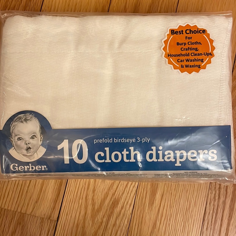 10 Cloth Diapers